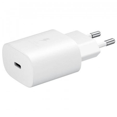 Nabíjecí adaptér Samsung EP-TA800EBE Original Fast Charging 25W USB-C White (Bulk)